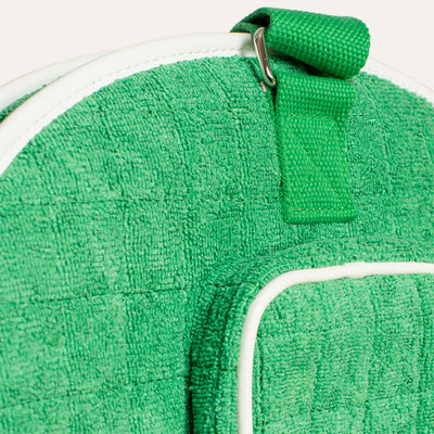Tennis Racket Cover - Green Terrycloth