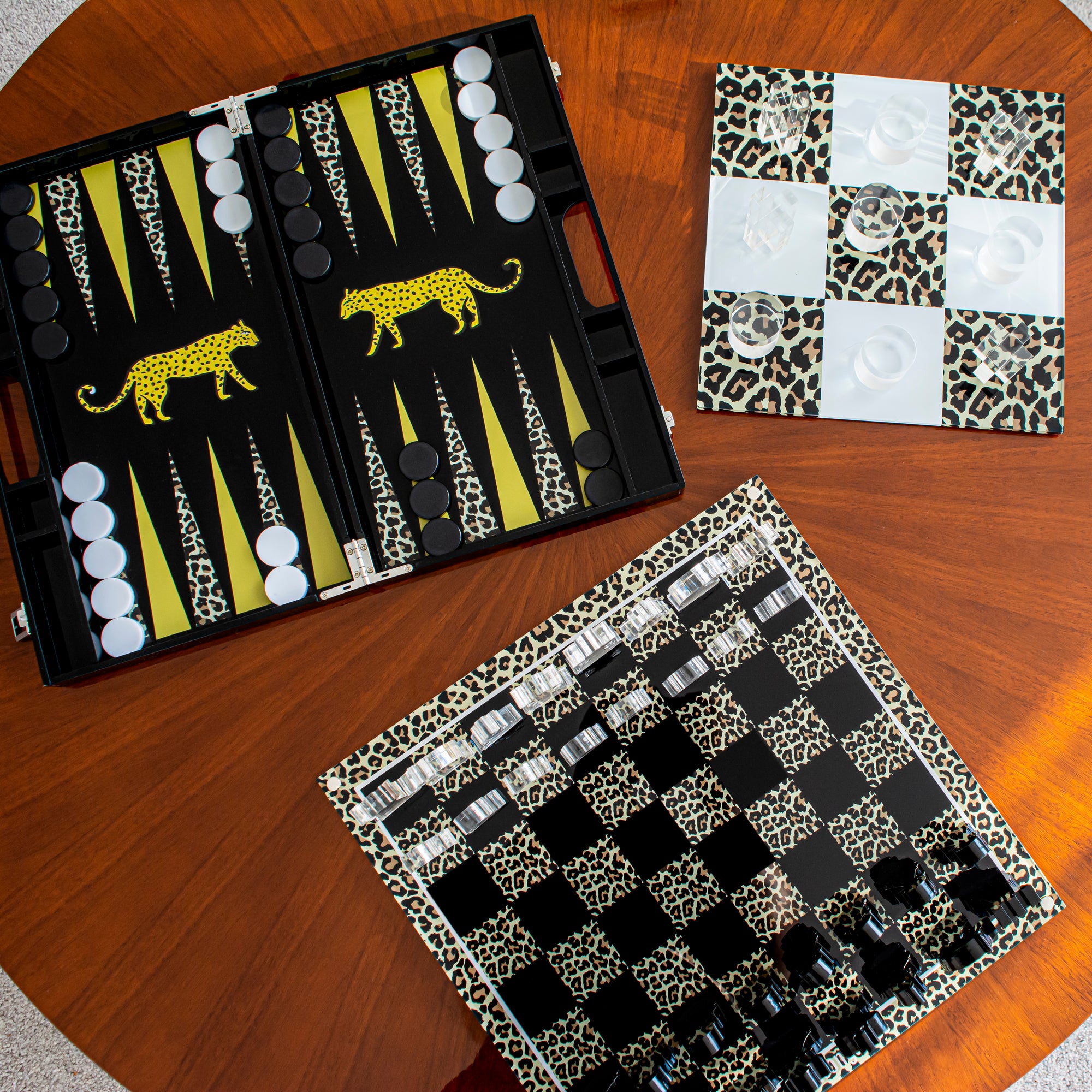 BACKGAMMON leopard